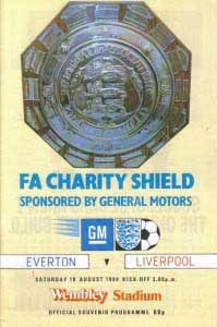 Charity Shield programme 1984