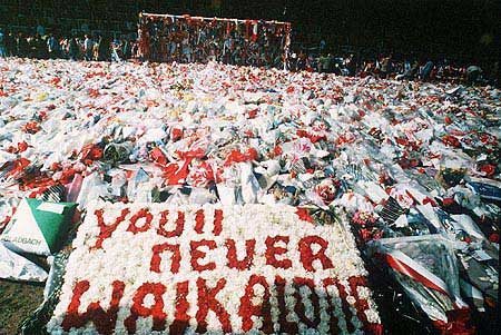 Hillsborough Memorial on the Kop