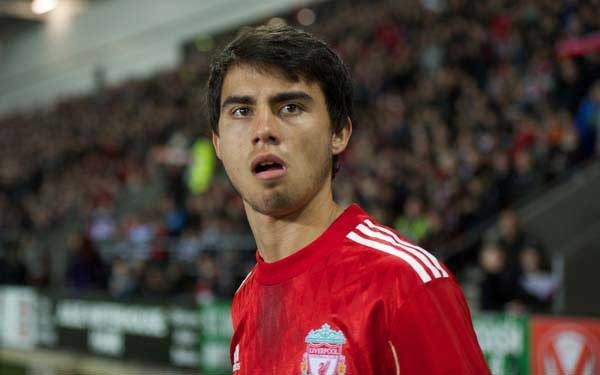 Suso - now part of first team plans - in NextGen action against Ajax last season (Pic: David Rawcliffe)