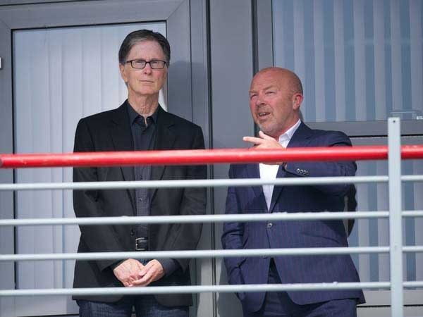 FSG's John Henry at the Academy with Frank McParland (Pic: David Rawcliffe)