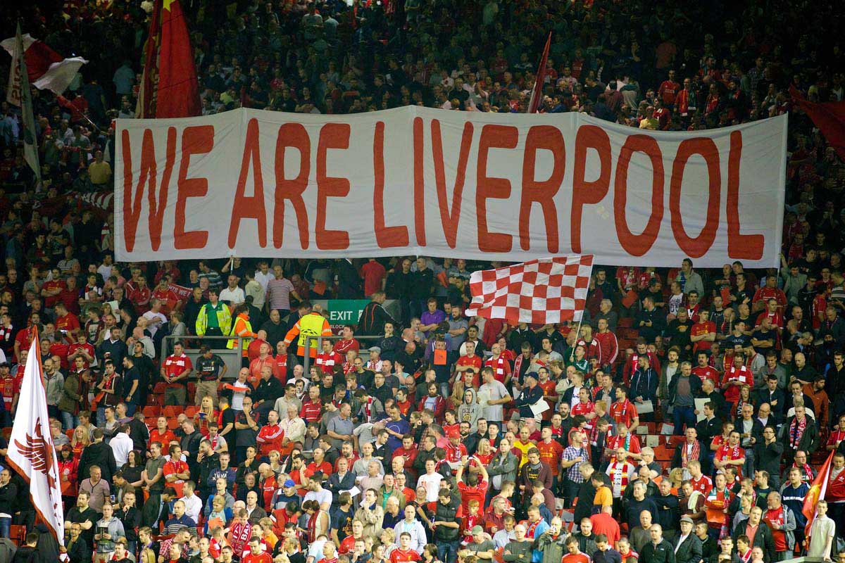 LIVERPOOL TICKET PRICE PROTEST: WE ALL STAND TOGETHER