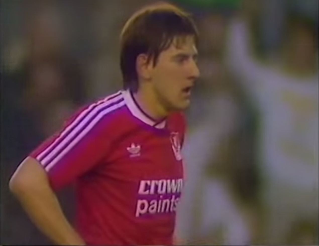 ON THIS DAY: BEARDSLEY GETS A KISS FROM A MAN WEARING A BLUE STRIPED SHIRT