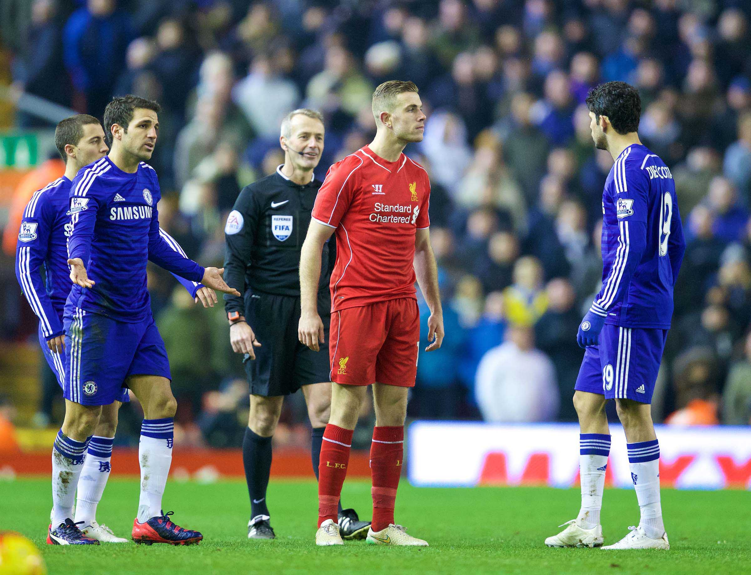 Football - Football League Cup - Semi-Final 1st Leg - Liverpool FC v Chelsea FC