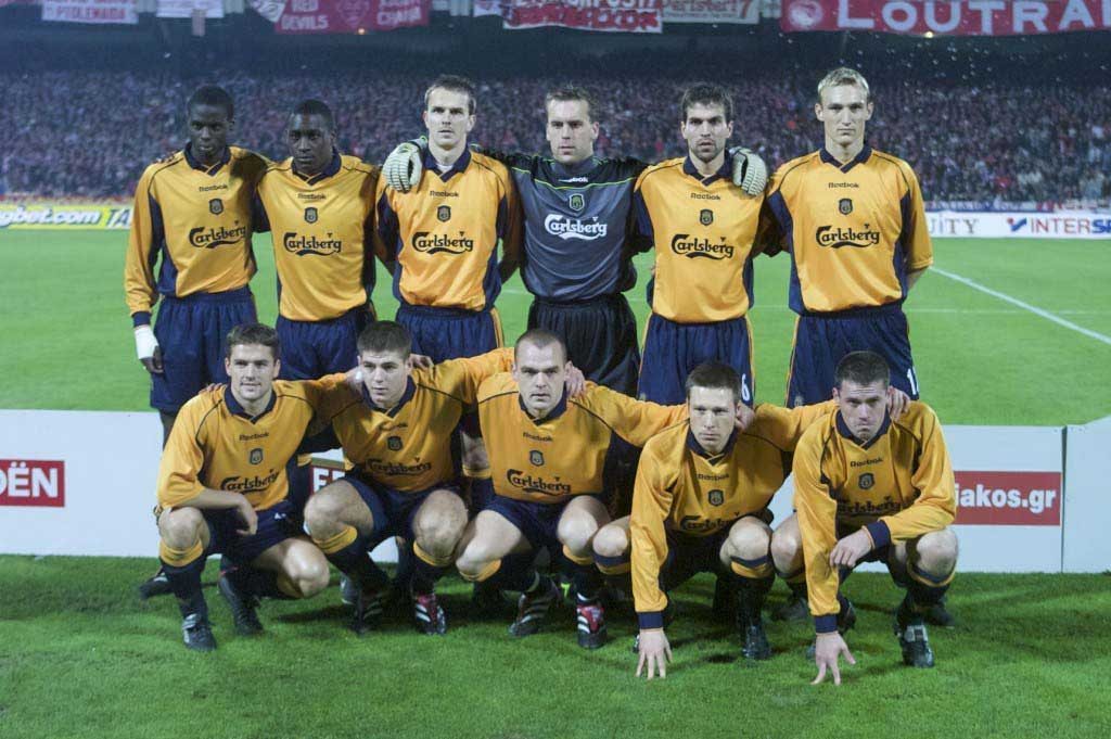 Liverpool Lineup vs Olympiakos 2000