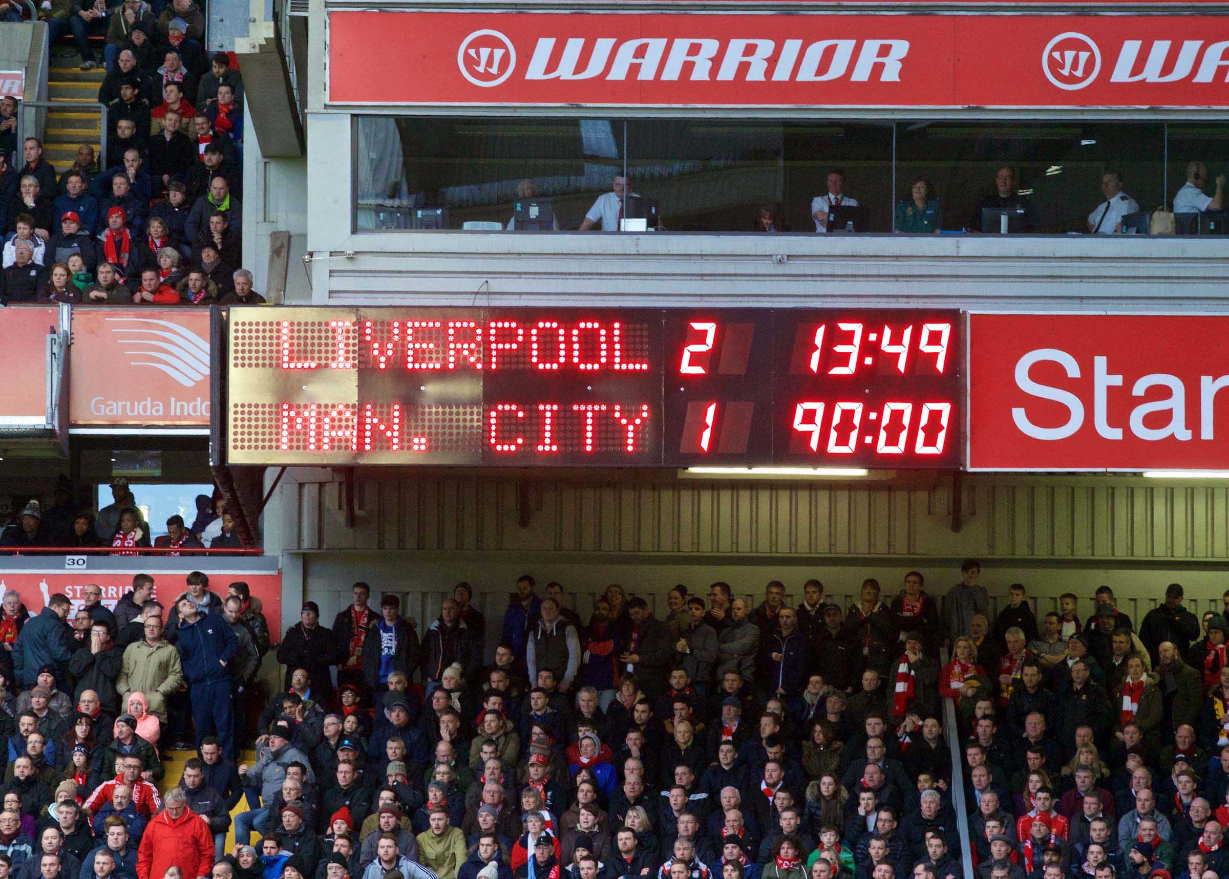 Football - FA Premier League - Liverpool FC v Manchester City FC