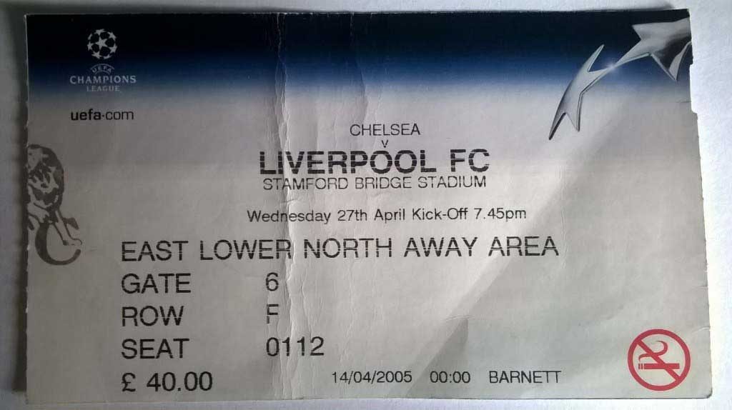 JUST THE TICKET FIVE FAVOURITE LIVERPOOL STUBS 3 The Anfield Wrap
