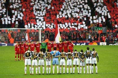 Liverpool v Juventus 2005 Champions League Quarter Finals Players