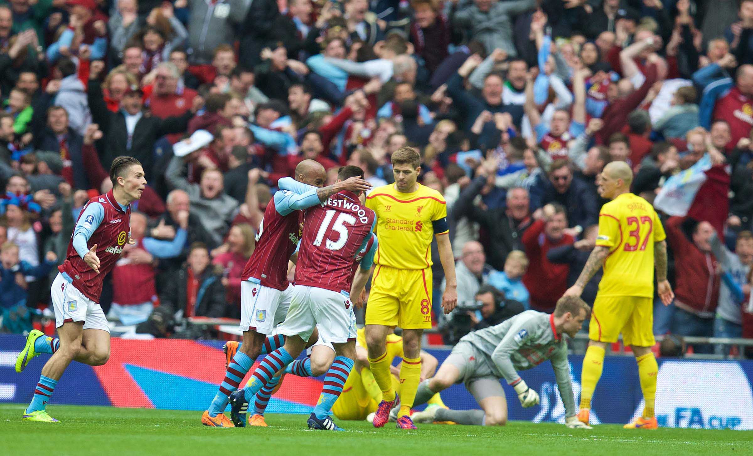 Football - FA Cup - Semi-Final - Aston Villa FC v Liverpool FC