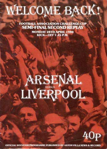 arsenal v liverpool 1980