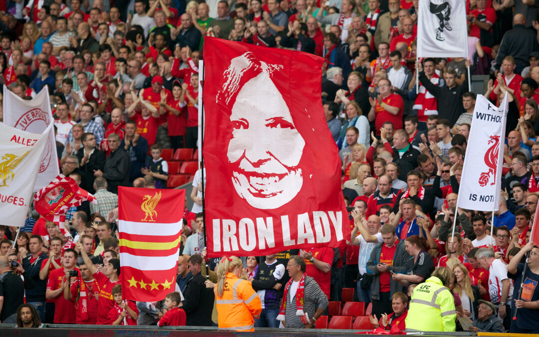 Anne Williams Iron Lady Banner Kop Liverpool