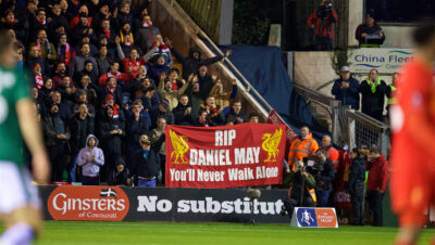 RIP Daniel May Banner LFC The Traveling Kop