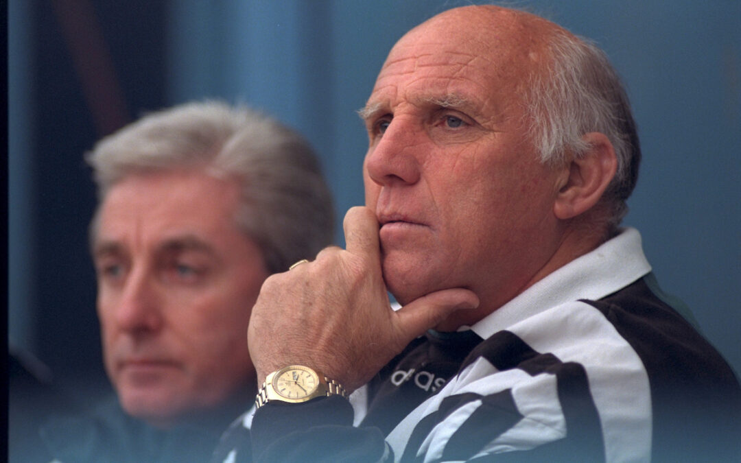 Liverpool's coach Ronnie Moran and manager Roy Evans against Coventry City during the Premiership match at Highfield Road