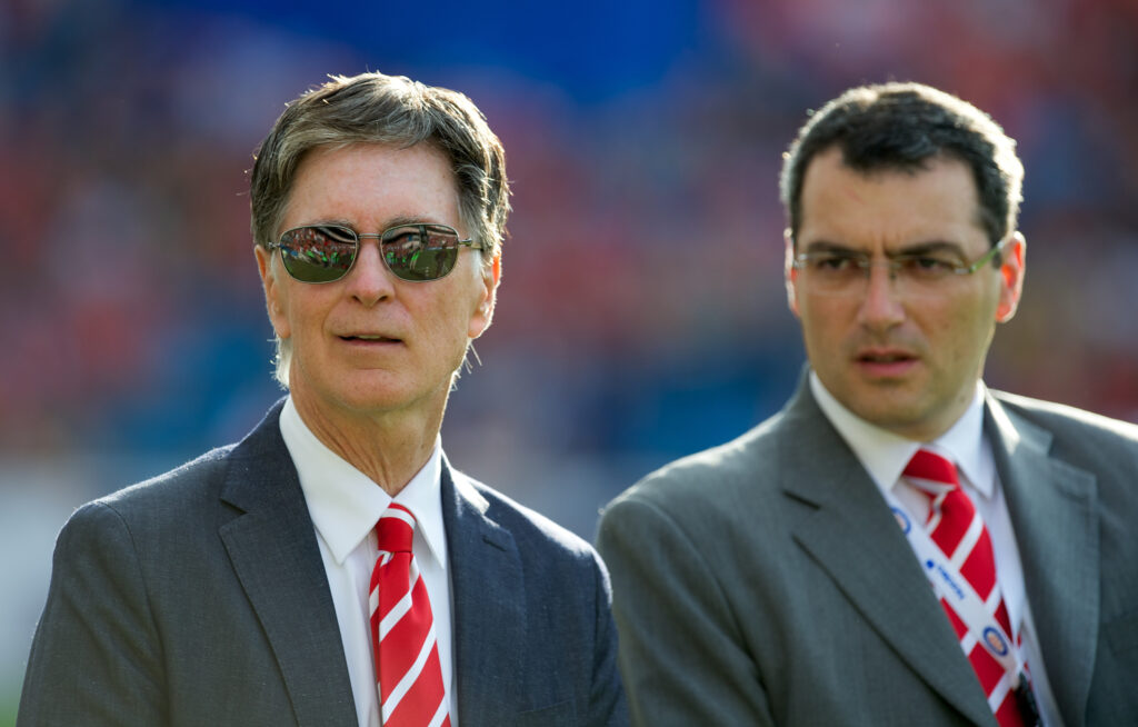 John W Henry of FSG and Damien Comolli