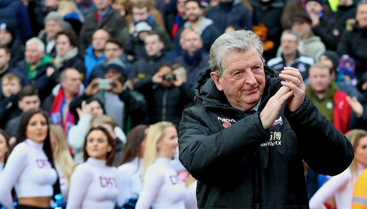 LONDON, ENGLAND - Saturday, March 31, 2018: Crystal Palace's manager Roy Hodgson before the FA Premier League match between Crystal Palace FC and Liverpool FC at Selhurst Park. (Pic by Dave Shopland/Propaganda)