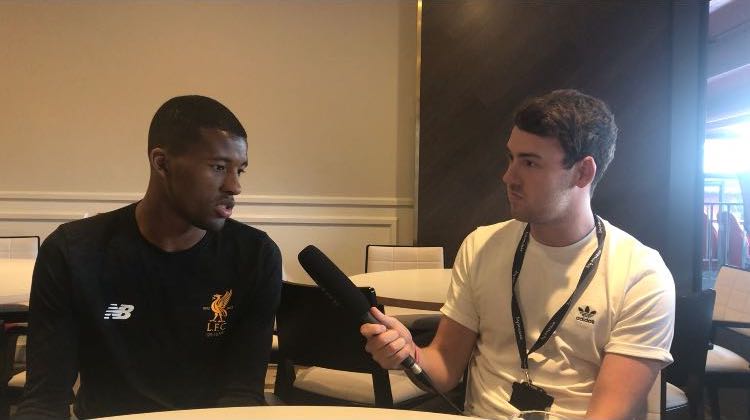 Champions League Final: Gini Wijnaldum Talks To TAW