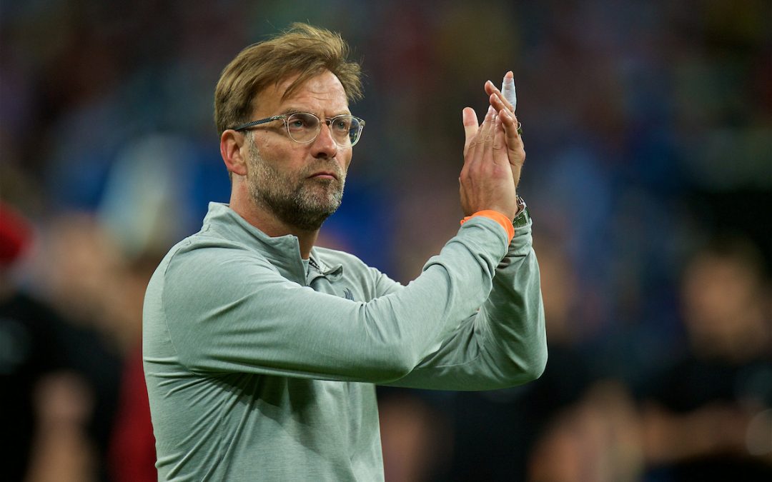 Liverpool's manager Jürgen Klopp looks dejected as his side lose during the UEFA Champions League Final match between Real Madrid CF and Liverpool FC at the NSC Olimpiyskiy. Real Madrid won 3-1.