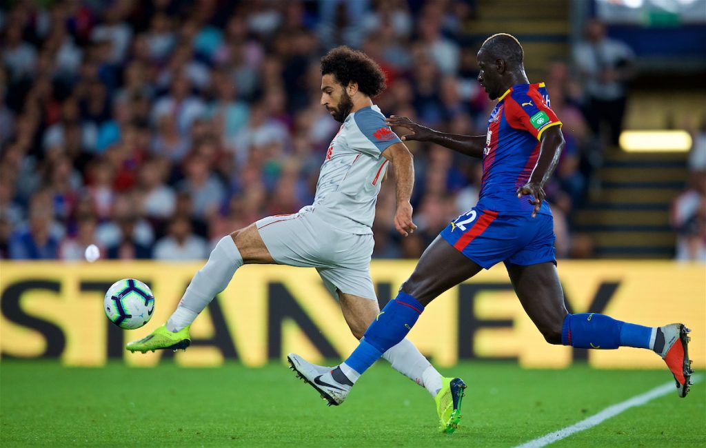 LONDON, ENGLAND - Monday, August 20, 2018: Liverpool's Mohamed Salah during the FA Premier League match between Crystal Palace and Liverpool FC at Selhurst Park. (Pic by David Rawcliffe/Propaganda)