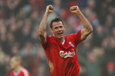 Jamie Carragher Liverpool Everton Merseyside Derby