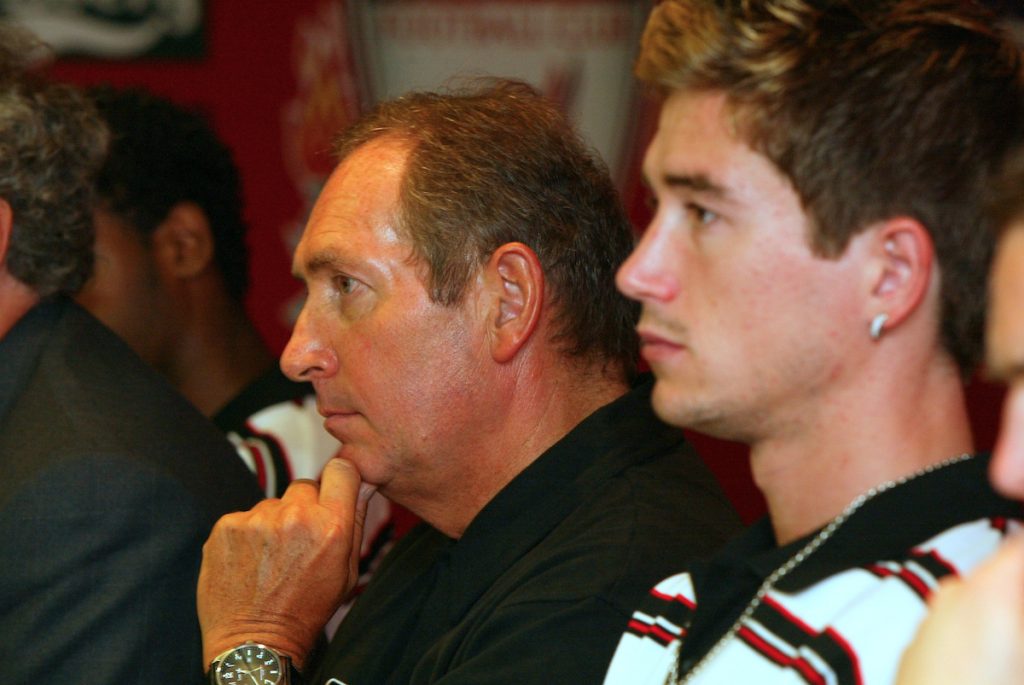 Harry Kewell Gerard Houllier Anfield