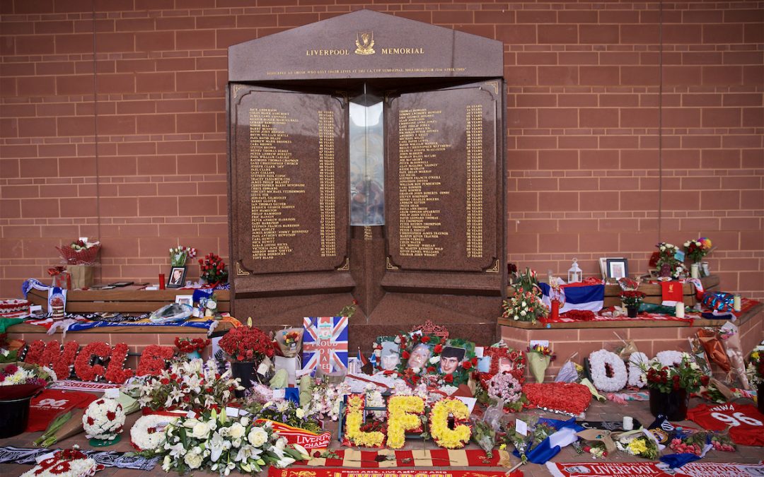 Hillsborough Memorial Anfield Justice for the 96