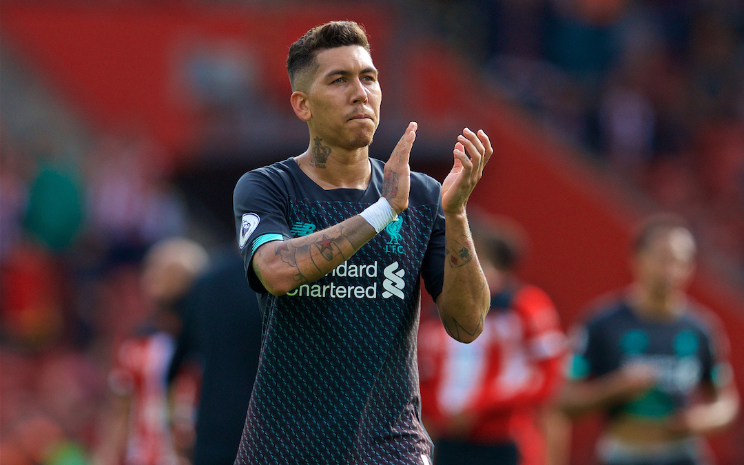 Roberto Firmino Clap Final Whistle Liverpool