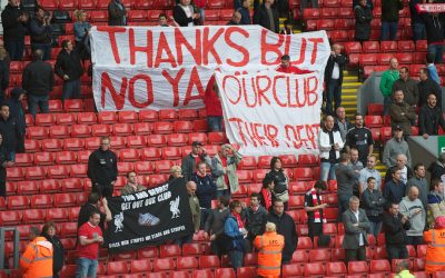 Liverpool Supporters Protest Hicks Gillett