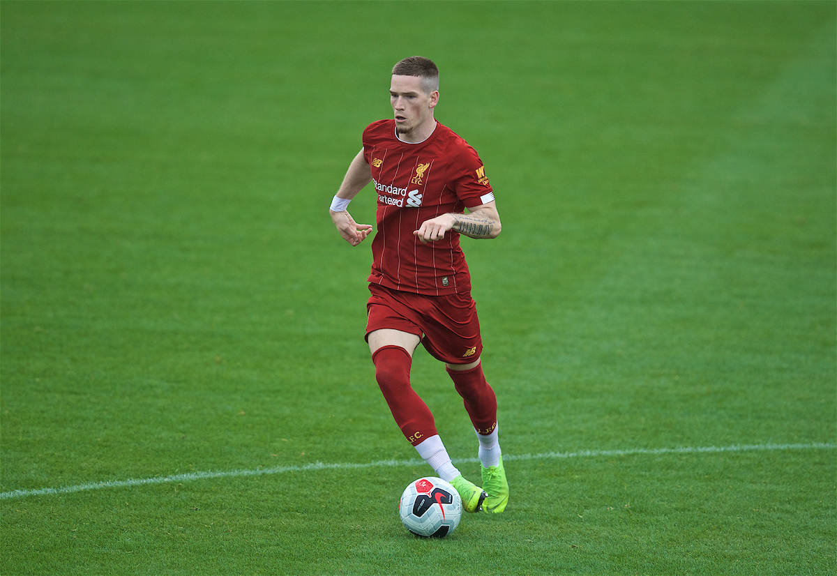 KIRKBY, ENGLAND - Saturday, August 10, 2019: Liverpool's Ryan Kent during the Under-23 FA Premier League 2 Division 1 match between Liverpool FC and Tottenham Hotspur FC at the Academy. (Pic by David Rawcliffe/Propaganda)