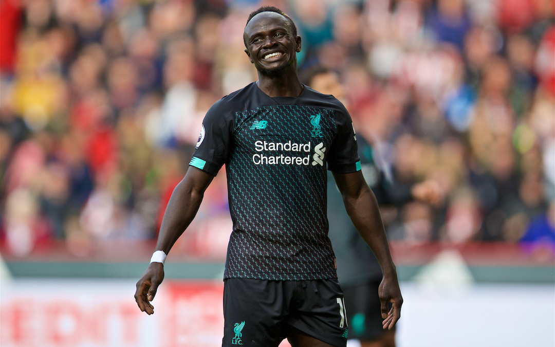 SHEFFIELD, ENGLAND - Thursday, September 26, 2019: Liverpool's Sadio Mane looks dejected after missing a chance during the FA Premier League match between Sheffield United FC and Liverpool FC at Bramall Lane. (Pic by David Rawcliffe/Propaganda)