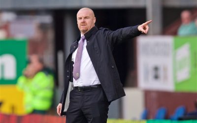 Burnley's manager Sean Dyche
