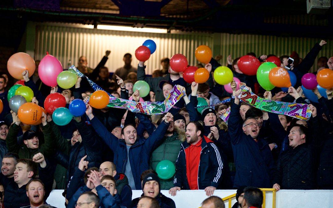 Liverpool Fans Merseyside Derby Balloons