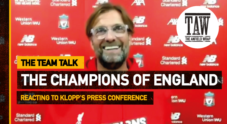 The Champions Of England | The Team Talk