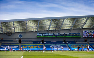 Brighton & Hove Albion v Liverpool: Pre-Match Warmup