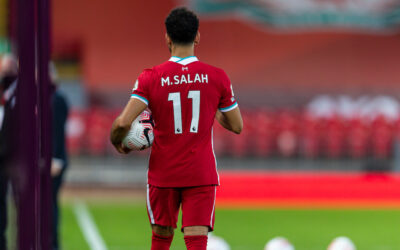 Mo Salah for Liverpool vs Leeds for LFC
