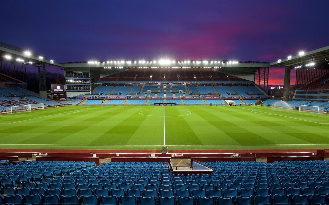 A general view of Aston Villa's Villa Park stadium