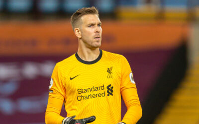 Liverpool goalkeeper Adrian