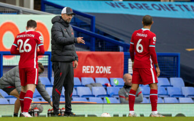 Andy Robertson, Jurgen Klopp, Thiago, Merseyside Derby