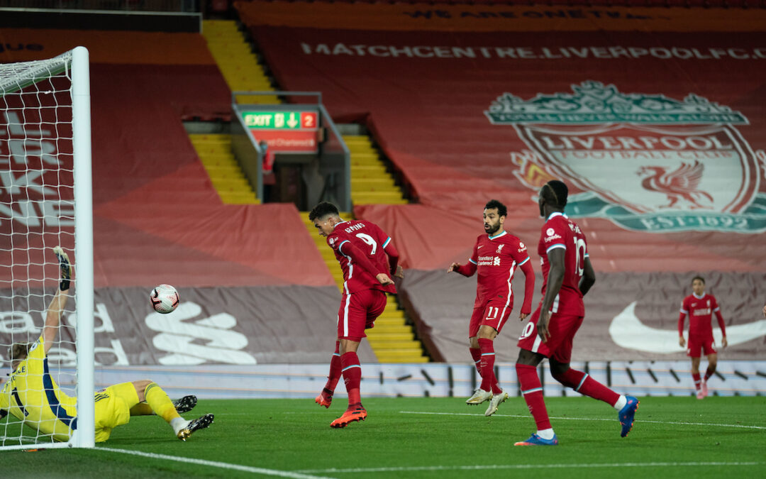 Liverpool vs Sheffield United Firmino Header