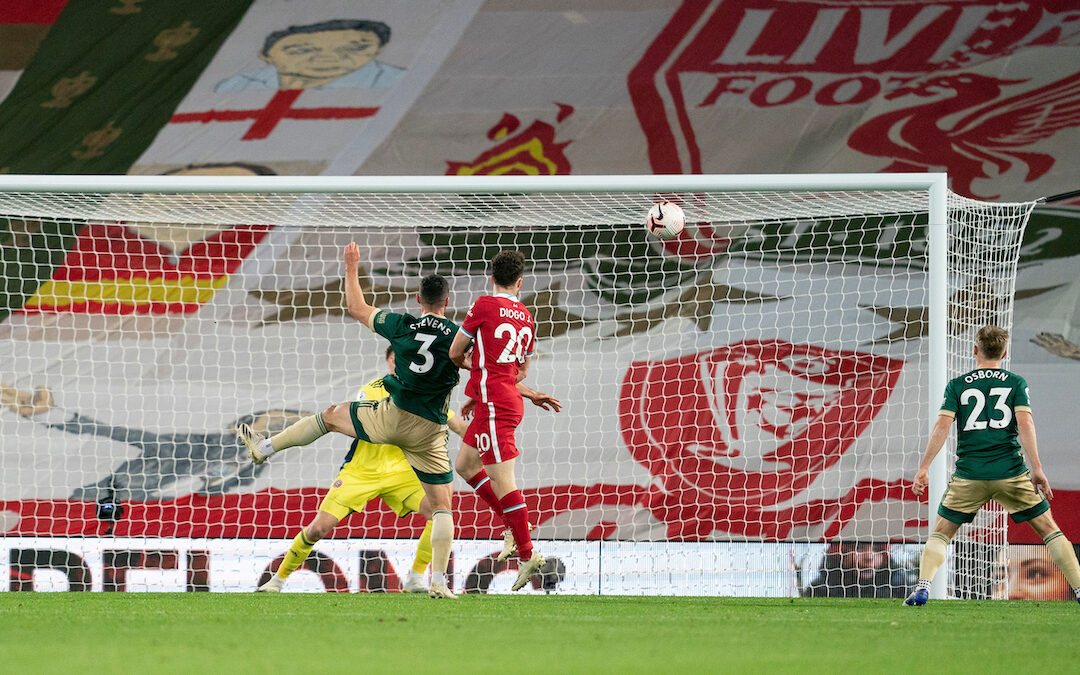 Diogo Jota header vs Sheffield United