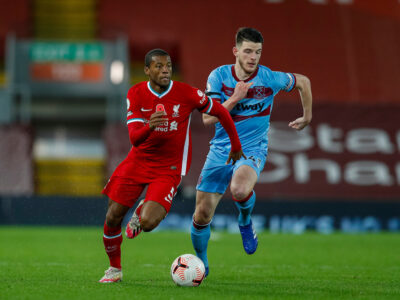 Gini Wijnaldum for Liverpool vs West Ham