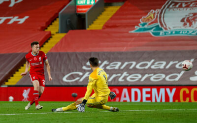 Diogo Jota scores for Liverpool