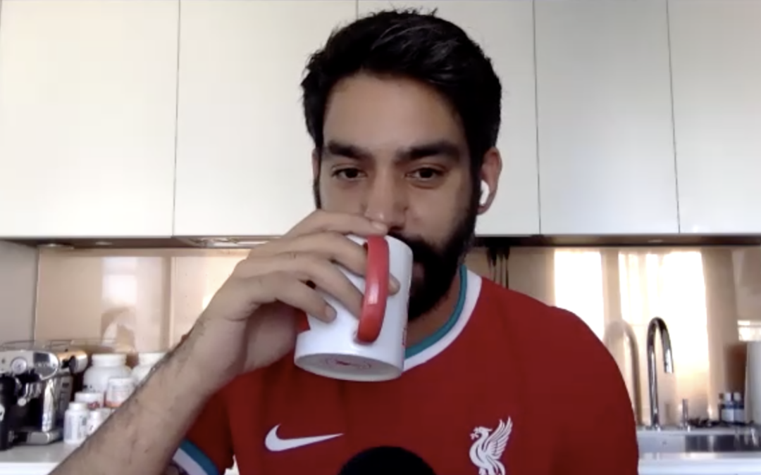 Liverpool fan and actor Rahul Kohli from Netflix series The Haunting Of Bly Manor