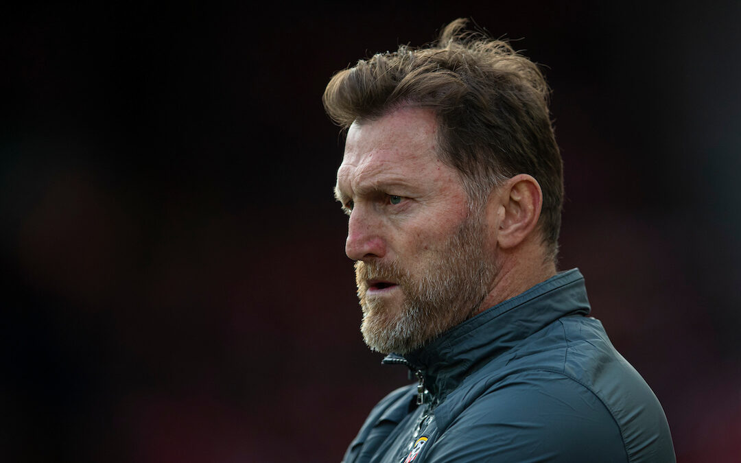 Southampton's manager Ralph Hasenhüttl during Premier League match vs Liverpool FC