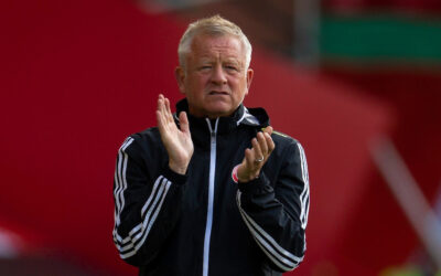 Sheffield United's manager Chris Wilder