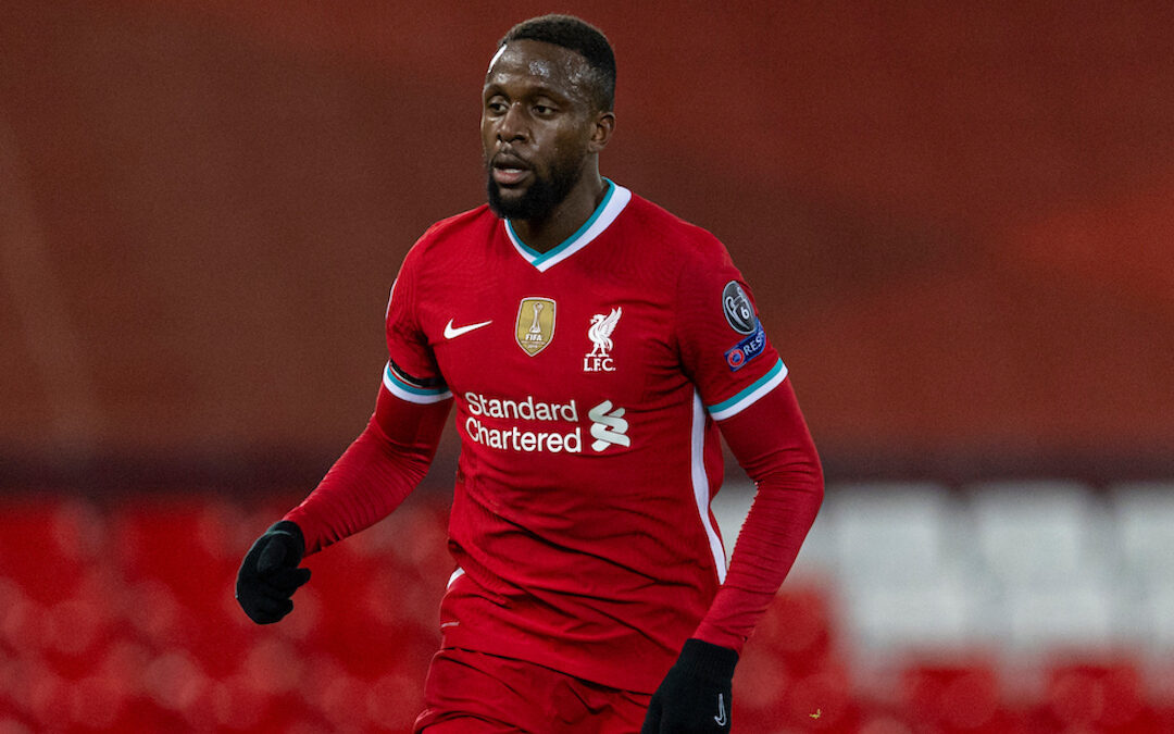Liverpool's Divock Origi during the UEFA Champions League Group D match between Liverpool FC and Atalanta BC at Anfield