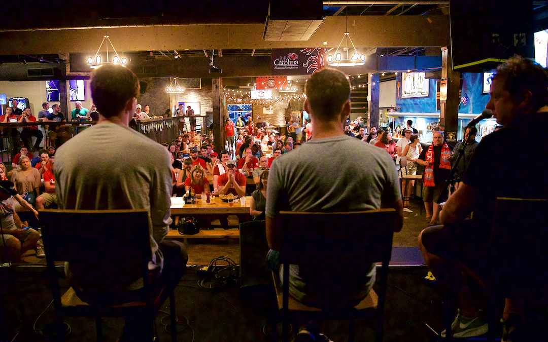 The Anfield Wrap live show at Flight Beer and Music Hall in Charlotte