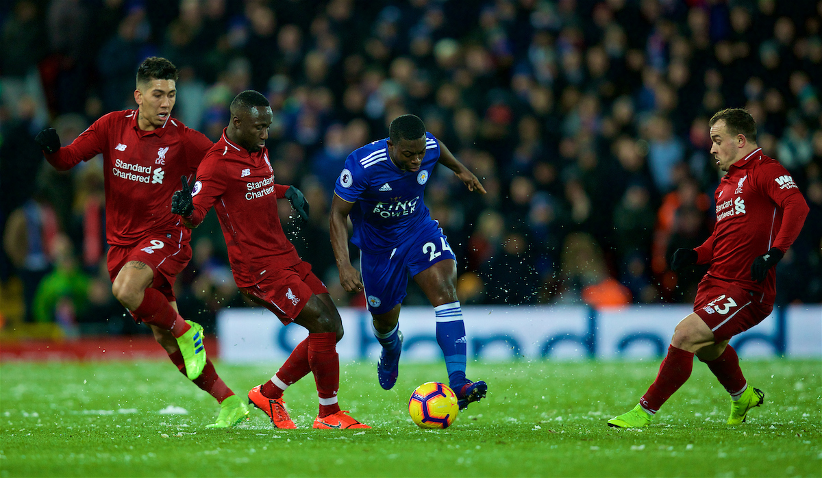 Liverpool's Naby Keita and Xherdan Shaqiri