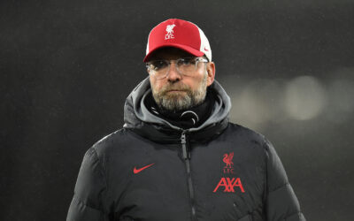 Liverpool's manager Jürgen Klopp after the FA Premier League match against Fulham FC