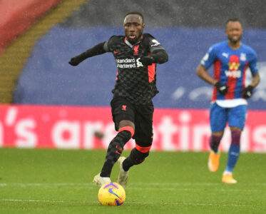 Liverpool's Naby Keita during the FA Premier League match between Crystal Palace FC and Liverpool FC at Selhurst Park