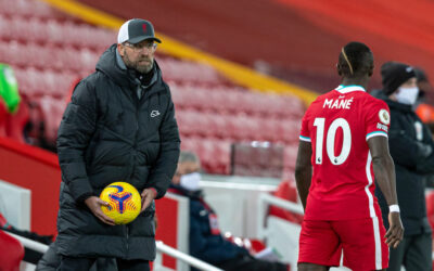 Liverpool's manager Jürgen Klopp during the FA Premier League match between Liverpool FC and West Bromwich Albion FC at Anfield