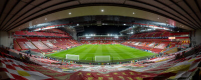 A general view from the Spion Kop before the UEFA Champions League Group D match between Liverpool FC and Atalanta BC at Anfield